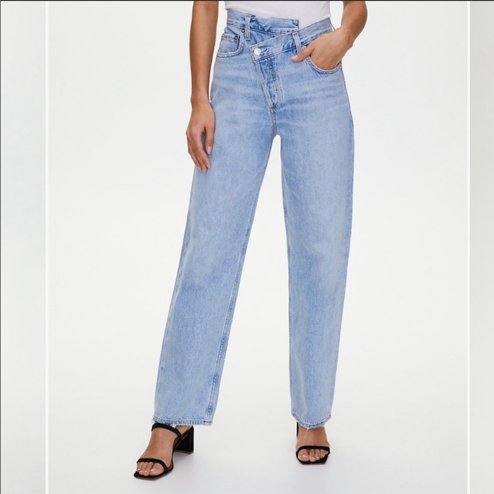Agolde Criss cross jeans
